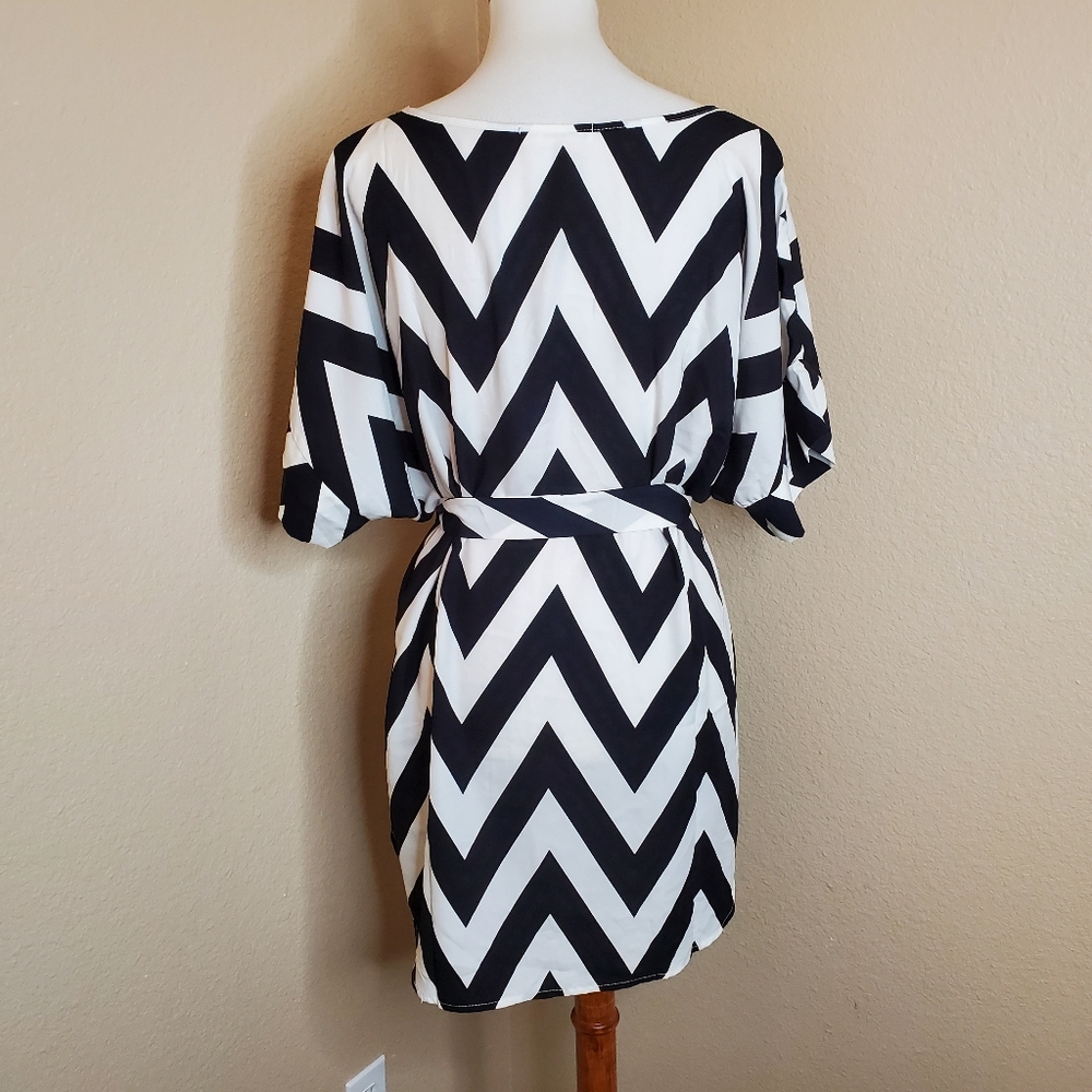 Modcloth Medium Format Memory Tunic In Chevron - image 5